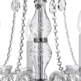Traditional Crystal 21'' Chandelier in Polished Chrome - Additional View (5085-CH-CL-SAQ)