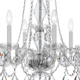 Traditional Crystal 23'' Chandelier in Polished Chrome - Additional View (5086-CH-CL-SAQ)