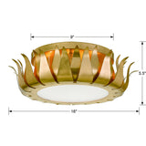 Broche 16'' Flush Mount - Dimensions Diagram (510-GA)