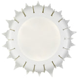 Broche 16'' Flush Mount in Matte White - Additional View (510-MT)