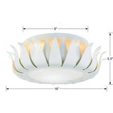 Broche 16'' Flush Mount - Dimensions Diagram (510-MT)