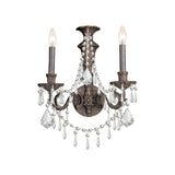 Vanderbilt 15'' Sconce in English Bronze - Front View (5162-EB-CL-MWP)