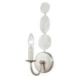 Layla 4.25"  Sconce in Antique Silver - Front View (541-SA)