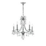 Cedar 20'' Chandelier in Polished Chrome - Front View (5935-CH-CL-MWP)