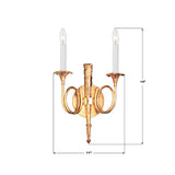 Crystorama 11" Sconce - Dimensions Diagram (654-PB)