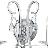 Othello 14'' Sconce in Polished Chrome - Additional View (6822-CH-CL-SAQ)