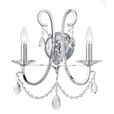 Othello 14'' Sconce in Polished Chrome - Additional View (6822-CH-CL-S)