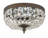 Waltham 10'' Flush Mount in English Bronze - Additional View (710-EB-CL-SAQ)