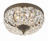 Waltham 10'' Flush Mount in English Bronze - Additional View (710-EB-CL-SAQ)