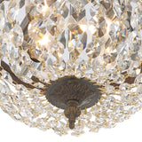 Waltham 10'' Flush Mount in English Bronze - Additional View (710-EB-CL-SAQ)