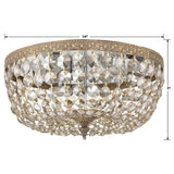 Waltham 14'' Flush Mount - Dimensions Diagram (714-OB-GT-MWP)