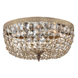 Waltham 14'' Flush Mount in Olde Brass - Front View (714-OB-GT-MWP)
