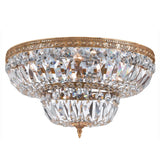 Waltham 30'' Flush Mount in Olde Brass - Front View (730-OB-CL-MWP)