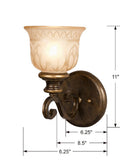 Norwalk 6.25'' Sconce - Dimensions Diagram (7401-BU)