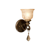 Norwalk 6.5'' Sconce in Bronze Umber - Front View (7501-BU-GT-MWP)