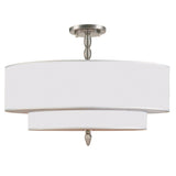 Luxo 26'' Semi Flush Mount in Satin Nickel - Additional View (9507-SN_CEILING)