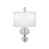Stella 10'' Sconce in Polished Chrome - Front View (9921-CH-CL)