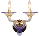 Stella 13" Sconce in Gold - Front View (9922-GD-AM)