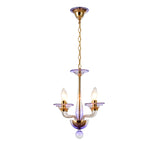 Crystorama 15'' Chandelier in Gold - Front View (9924-GD-AM)