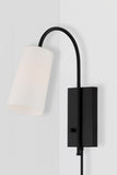 Alexa 5'' Task Sconce in Matte Black - Lifestyle View (ALX-4501-MK)