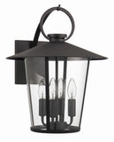 Andover 14'' Outdoor Sconce in Matte Black - Additional View (AND-9202-CL-MK)