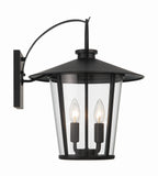 Andover 14'' Outdoor Sconce in Matte Black - Additional View (AND-9202-CL-MK)