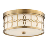 Anniversary 13.5'' Flush Mount in Vibrant Gold - Front View (ANN-2105-VG)