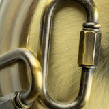 Luxo 26'' Chandelier - Antique Brass Finish Detail (9507-AB)