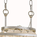 Brielle 30'' Linear Oval Chandelier in Antique Silver - Additional View (BRI-3009-SA)