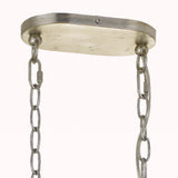 Brielle 30'' Linear Oval Chandelier in Antique Silver - Additional View (BRI-3009-SA)