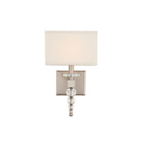 Clover 9.5'' Sconce in Brushed Nickel - Front View (CLO-8892-BN)