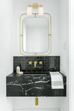 Colton 14.75'' Sconce in Aged Brass - Lifestyle View (COL-102-AG)
