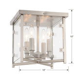 Danbury 10'' Flush Mount - Dimensions Diagram (DAN-8793-BN)