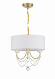 Delilah 15.75'' Chandelier in Aged Brass - Additional View (DEL-90803-AG)