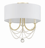 Delilah 15.75'' Semi Flush Mount in Aged Brass - Additional View (DEL-90803-AG_CEILING)