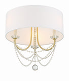 Delilah 15.75'' Semi Flush Mount in Aged Brass - Additional View (DEL-90803-AG_CEILING)