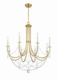 Delilah 31.5'' Chandelier in Aged Brass - Additional View (DEL-90808-AG)