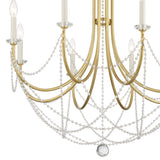 Delilah 31.5'' Chandelier in Aged Brass - Additional View (DEL-90808-AG)