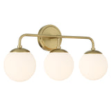 Maverick 23'' Bathroom Vanity in Vibrant Gold - Front View (ED0121003VG)