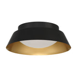 Donoven 15'' LED Flush Mount in Matte Black - Gold - Additional View (ED0552202MKGD)
