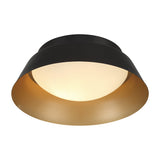 Donoven 15'' LED Flush Mount in Matte Black - Gold - Additional View (ED0552202MKGD)