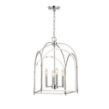 Kai 14" Pendant in Polished Chrome - Front View (ED444124CH)