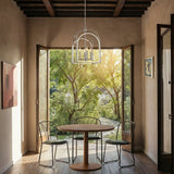 Kai 14" Pendant in Polished Chrome - Lifestyle View (ED444124CH)