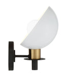 Gigi 8'' Sconce in Black - Aged Brass - Additional View (GIG-811-BK-AG)
