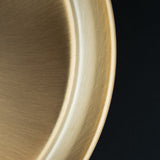 Donoven 15'' LED Flush Mount - Matte Black - Gold Finish Detail (ED0552202MKGD)
