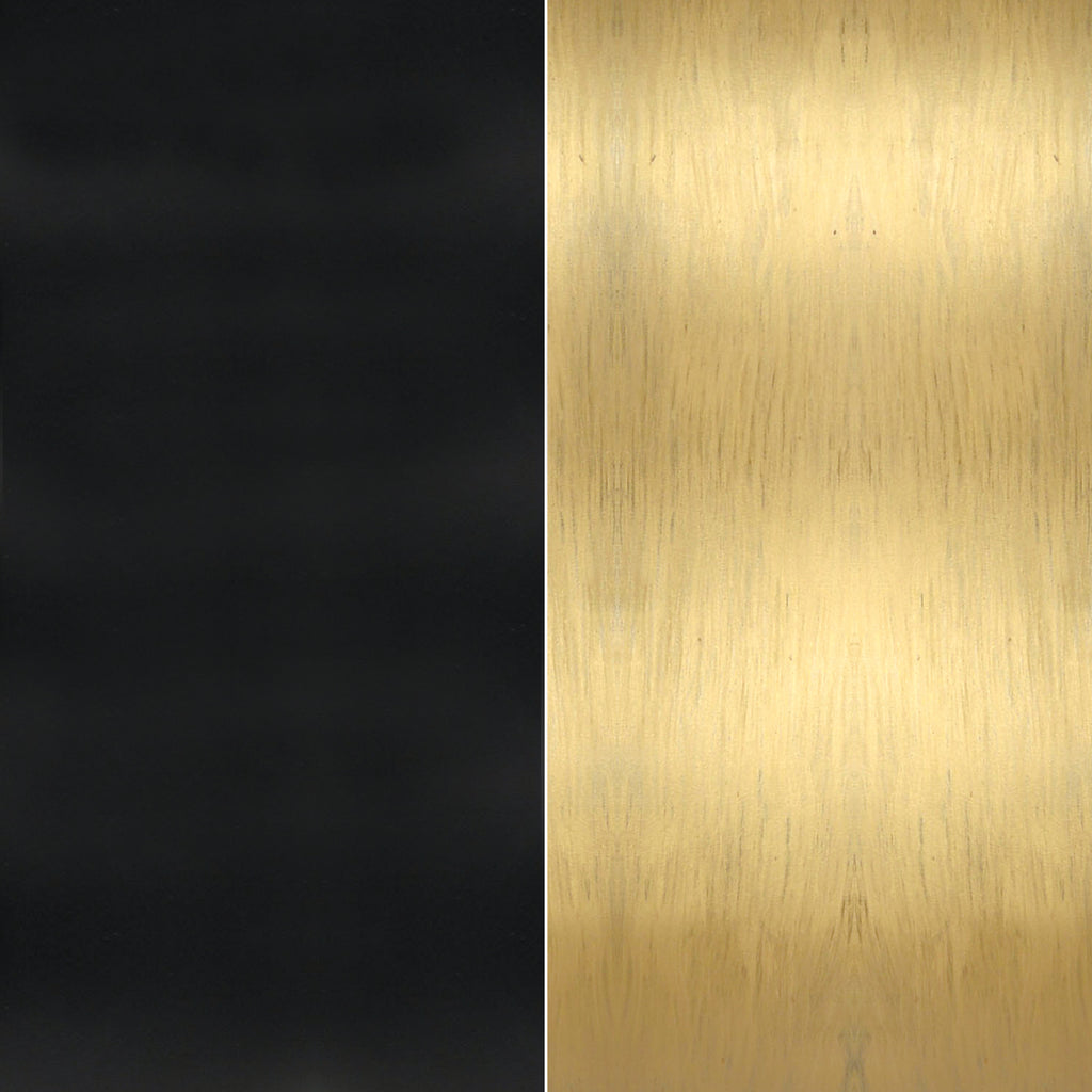 Capsule 6" Pendant - Matte Black - Textured Gold Finish Detail (CAP-8505-MK-TG)