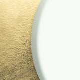 Luna 7'' Sconce - Matte White - Antique Gold Finish Detail (581-MT-GA)